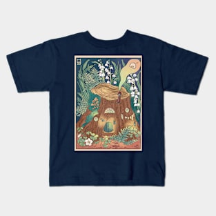 Tiny Home n°1: Tree Log Kids T-Shirt